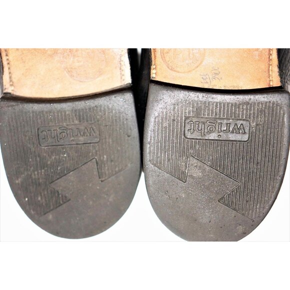 Vintage E.T. Wright Arch Preserver Black Pebble Grain Leather Oxfords Shoes Men\' main image 7